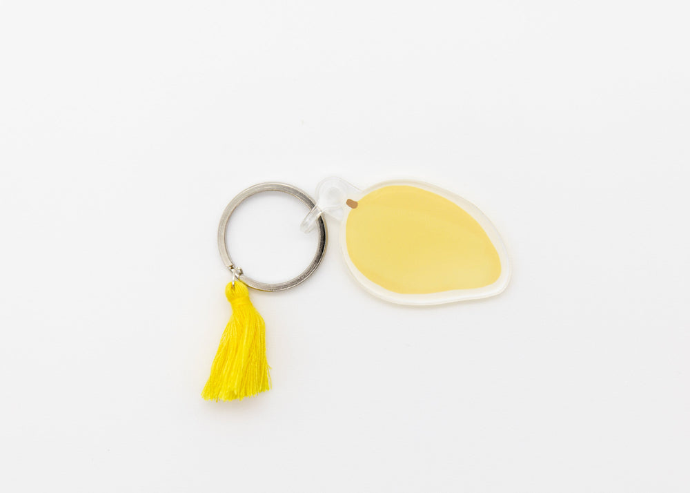 Mie Makes Manila Mango Keychain, Filipino Food Keychain