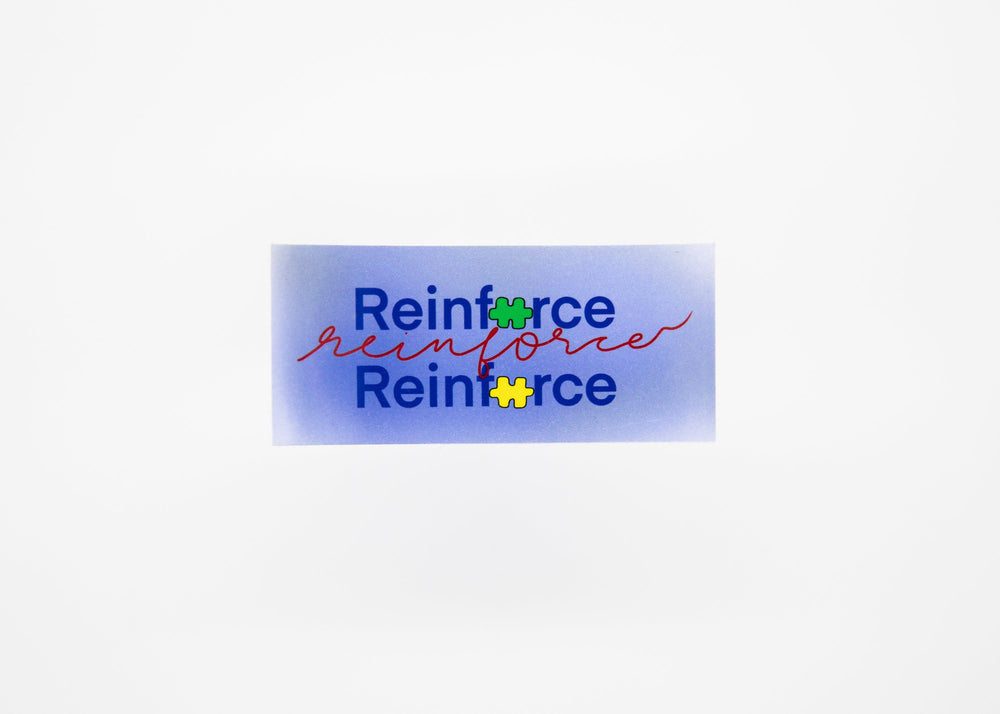 Mie Makes Reinforce Sticker, RBT Sticker, ABA Sticker, Special Education Teacher, Autism Awareness, Autism, Behavior Therapy, BCBA, Light It Up Blue