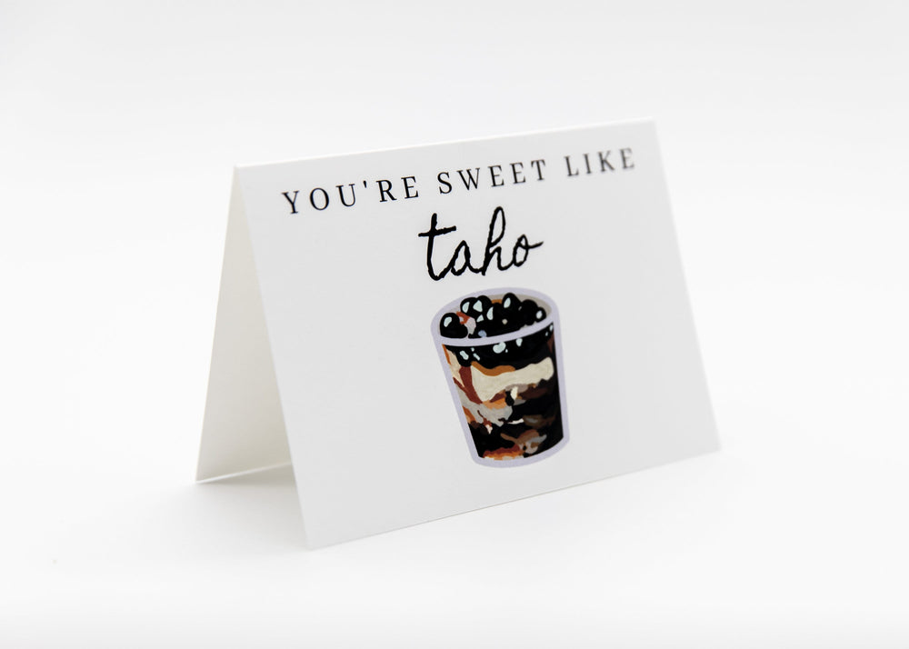 Mie Makes You're Sweet Like Taho Greeting Card, Filipino Desserts, Filipino Food, Filipino Snacks, Pinoy Desserts, Filipino