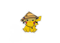 Pickachu Salakot Sticker, Filipino, Pinoy, Philippines,, Filipina, Pinay, Weatherproof, Glossy,