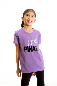 Mie Makes Youth Lil Pinay T-Shirt, Kids Filipina T-Shirt, Pinay T-Shirt, Black Pocket T-shirt, Filipina Apparels, Filipino Apparels