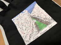 Fresno, CA souvenir-original handpainted tote bag