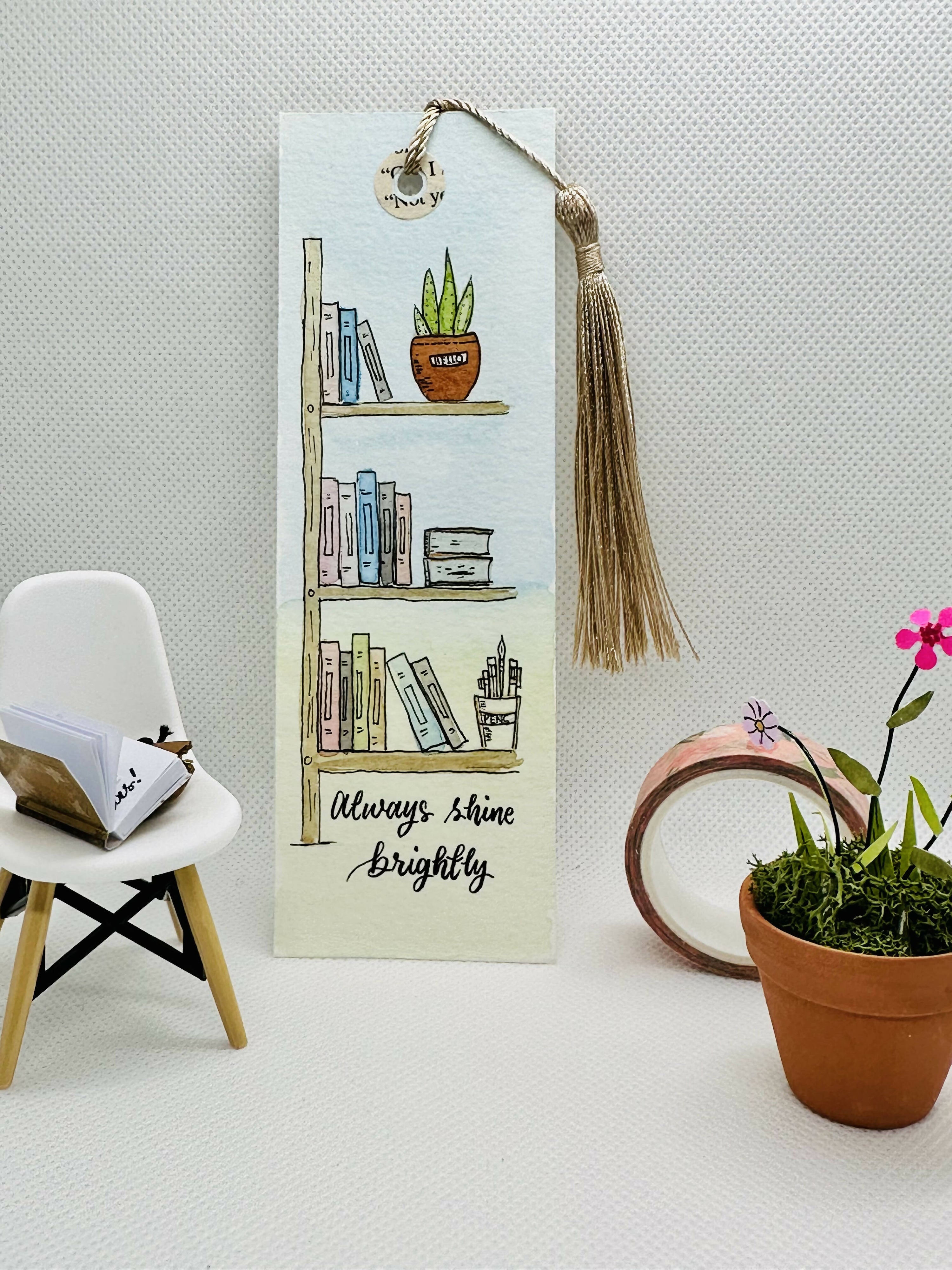 Original handpainted bookmark