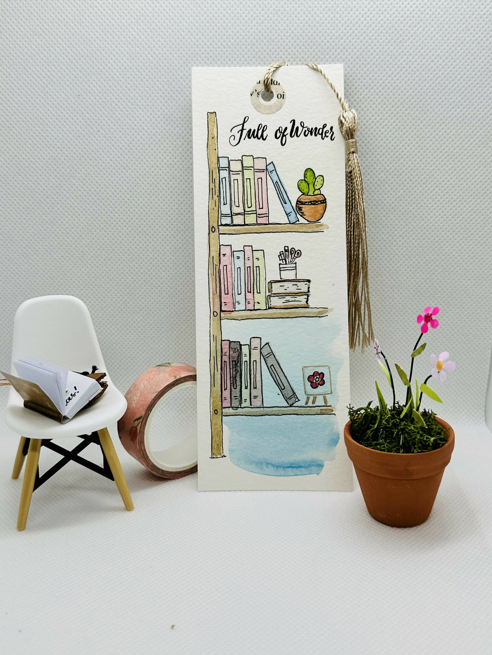 Original handpainted bookmark