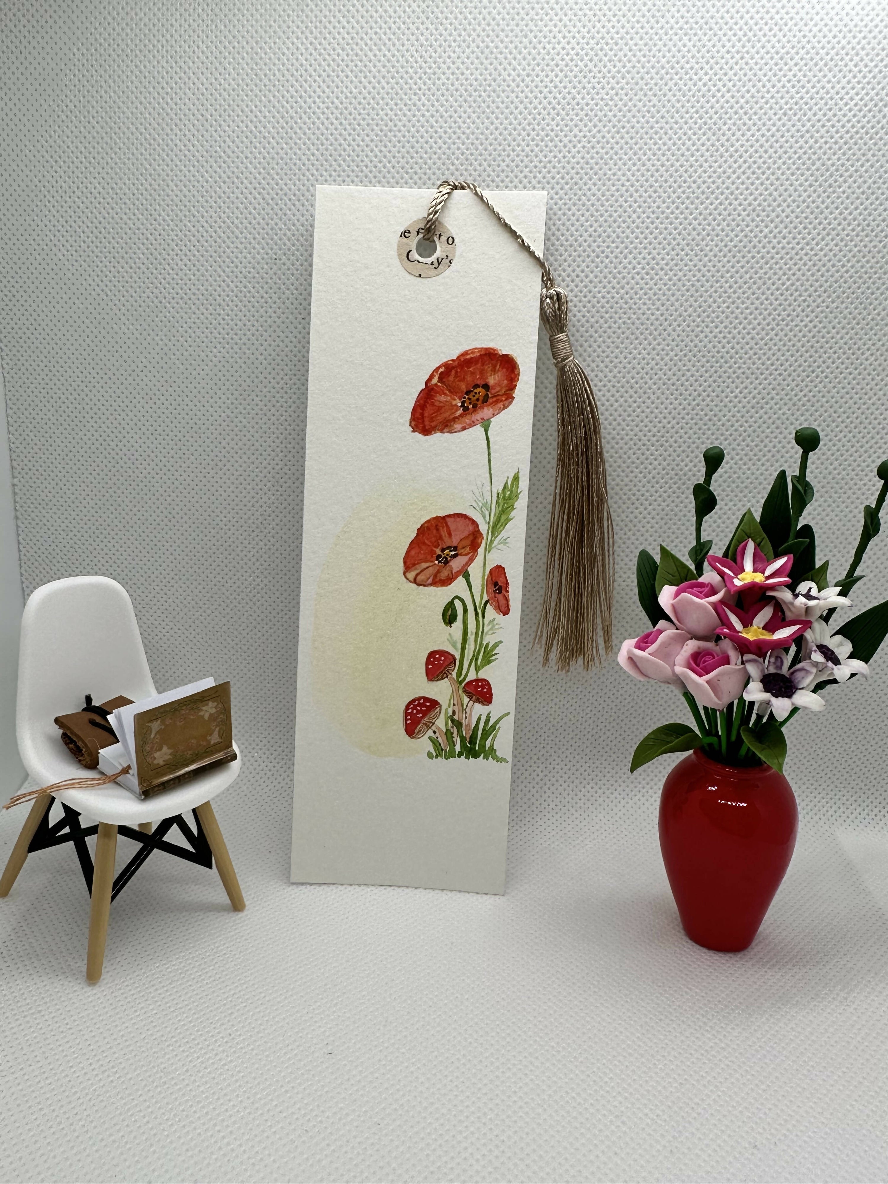 Original handpainted bookmark