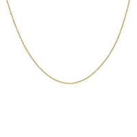 14" / 14K Yellow Gold Diamond Cut Sparkle Chain Necklace