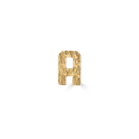 14K Yellow Gold / A Letra Initial Single Earring