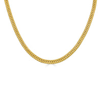 16" Bold Herringbone Chain Necklace