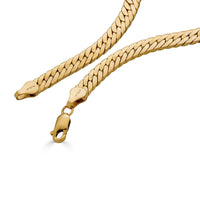 Bold Herringbone Chain Necklace