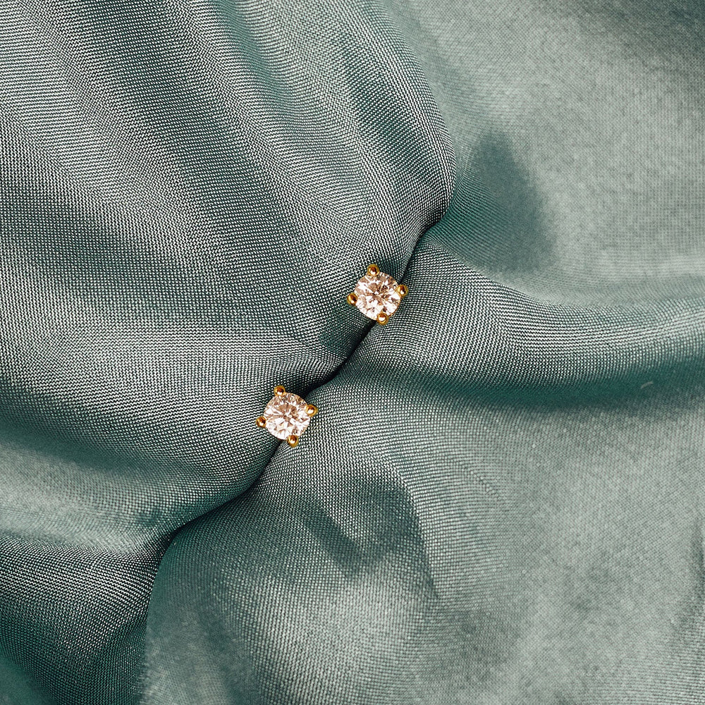 Customizable Diamond Stud Earrings