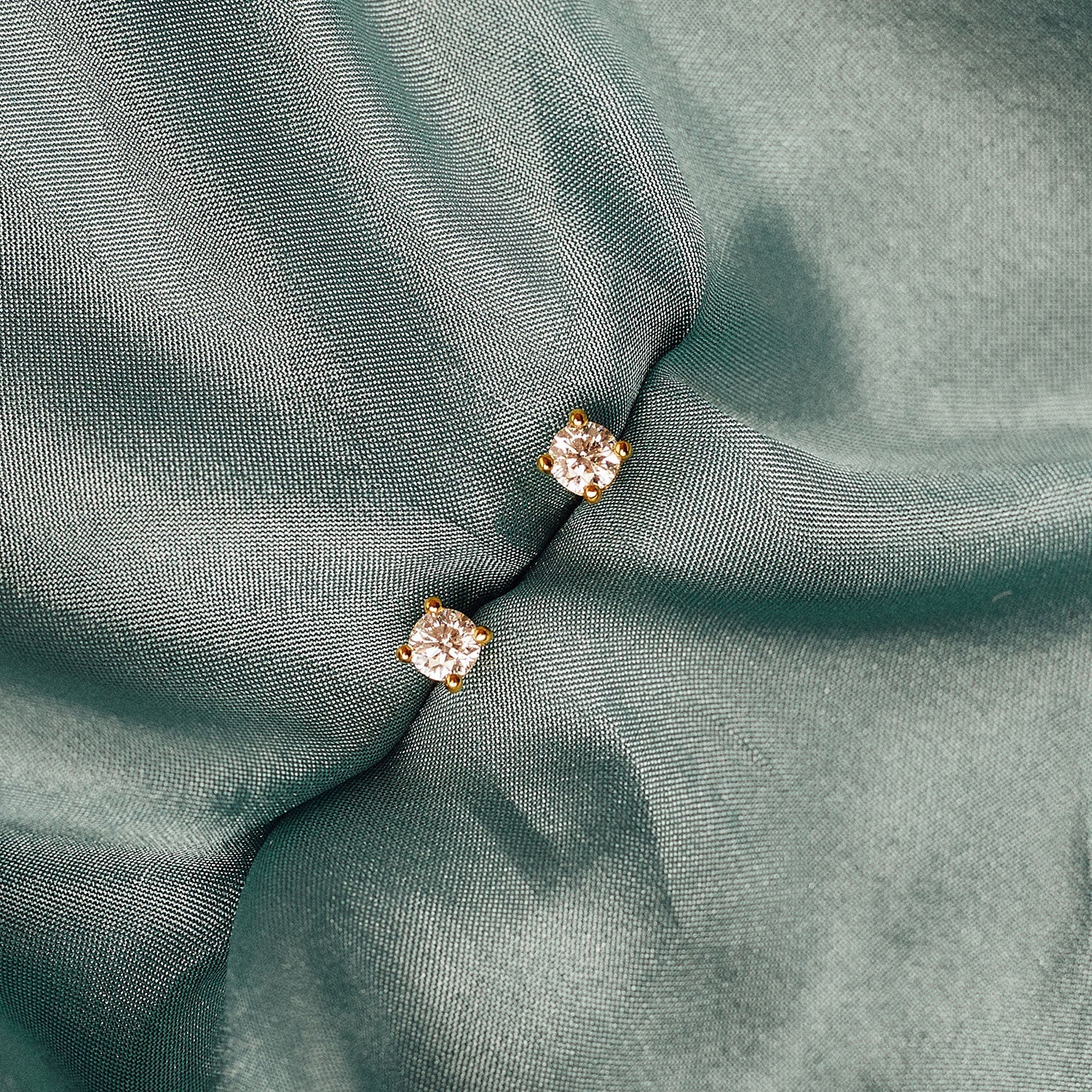 Customizable Diamond Stud Earrings