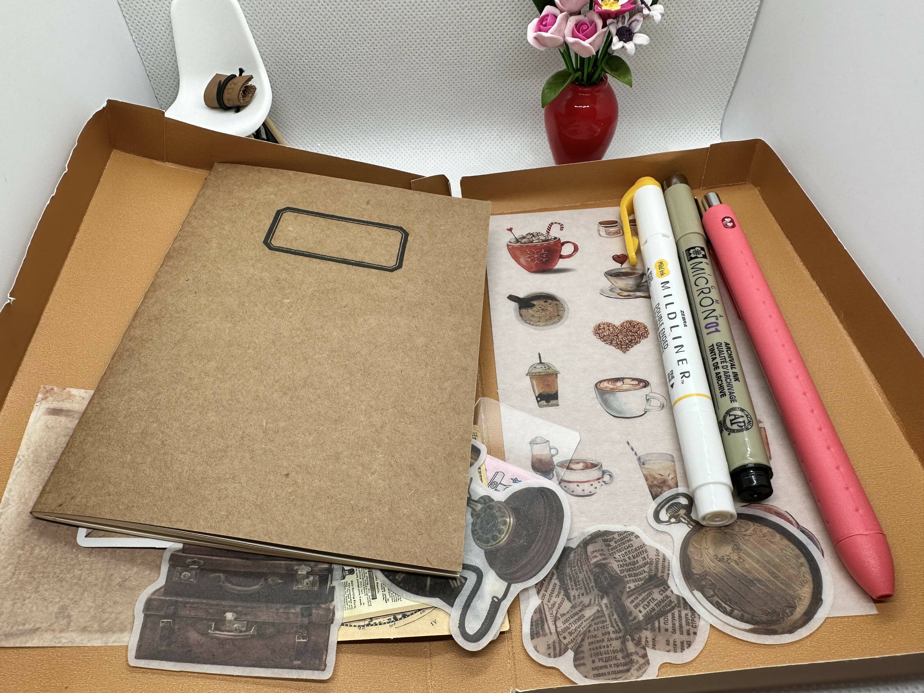 Journal starter kit- passport size-curated