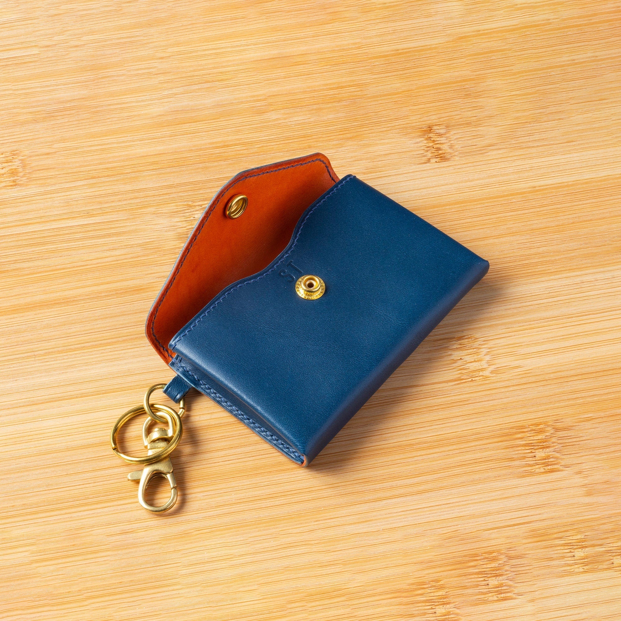 Monogram Keychain Wallet Cardholder Keychain Personalized 