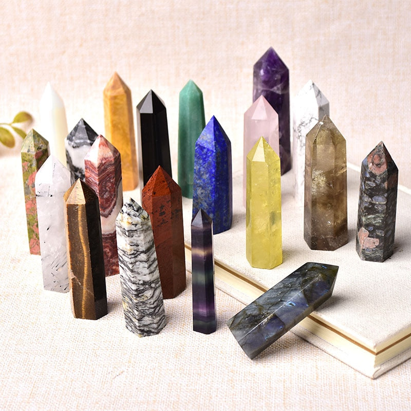 Natural Crystal Points/ factory Towers