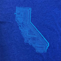 CALI TECH - Circuitboard California State Graphic T-shirt