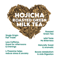 Hojicha Roasted Green Milk Tea 12-Pack